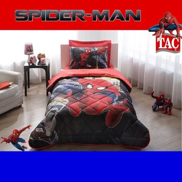 Taç 3051 Lisanslı Spiderman In City Tek Kişilik Uyku Seti