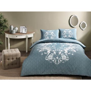Taç 3464 Ranforce Sonya Mint Çift Kişilik Nevresim Takımı