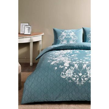 Taç 3464 Ranforce Sonya Mint Çift Kişilik Nevresim Takımı