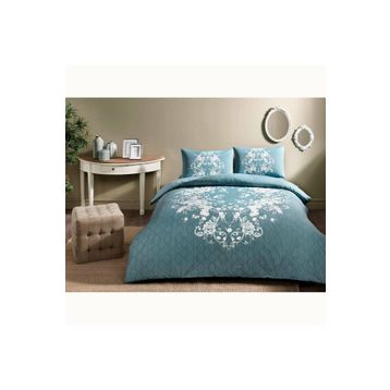 Taç 3464 Ranforce Sonya Mint Çift Kişilik Nevresim Takımı