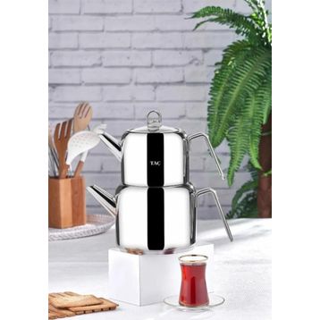 Taç 5907 Hera Platin Maxi Çaydanlık Takımı