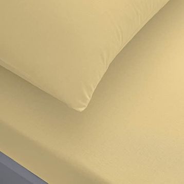 Taç 60121698 Sarı Tek Kişilik Düz Boya Fitted Çarşaf