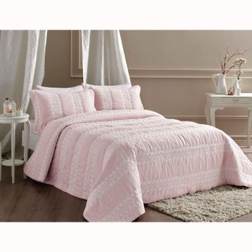 Taç 60164755 Sarah Mint Çift Kişilik Yatak Örtüsü Seti