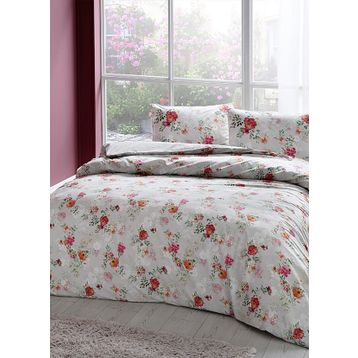 Taç 60191055 Ranforce Carmela Krem Çift Kişilik Nevresim Takımı