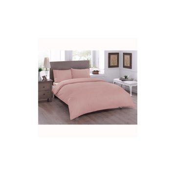 Taç Basic Çift Kişilik Ranforce Orkide Pembe Nevresim Takımı