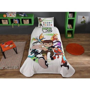 Taç Ben10 Tek Kişilik Pike Takımı