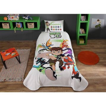Taç Ben10 Tek Kişilik Pike Takımı