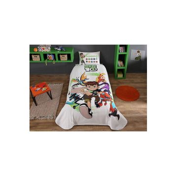 Taç Ben10 Tek Kişilik Pike Takımı