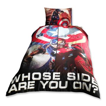 Taç Captain America Movie Tek Kişilik Lisanslı Nevresim Takımı