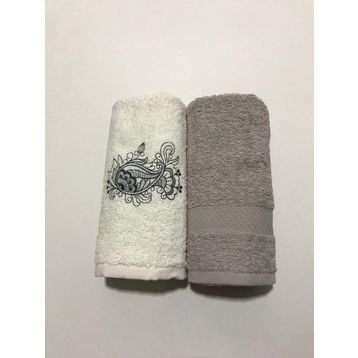 Taç Casabel 2'li Gri Havlu