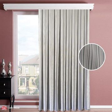 Taç Çizgili 250x270 cm Tül Perde