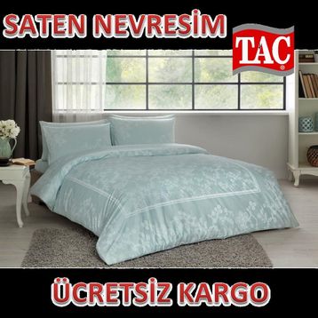 Taç Clara Mint Çift Kişilik Nevresim Takımı
