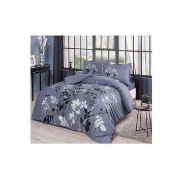 Taç Clement Saten Mor V02 Nevresim Takımı