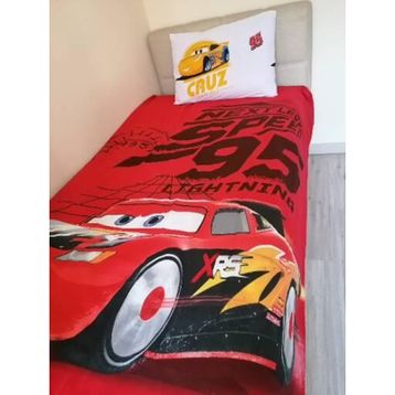Taç Disney Cars Mcqueen Lisanslı Tek Kişilik Nevresim Takımı