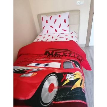 Taç Disney Cars Mcqueen Lisanslı Tek Kişilik Nevresim Takımı