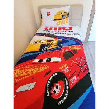 Taç Disney Cars Mcqueen Lisanslı Tek Kişilik Nevresim Takımı