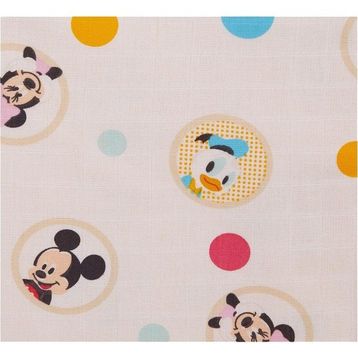 Taç Disney Mickey Çok Renkli Pamuk Lisanslı Müslin Baby Battaniye