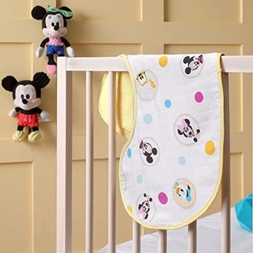 Taç Disney Mickey Lisanslı Müslin Pamuk Önlük