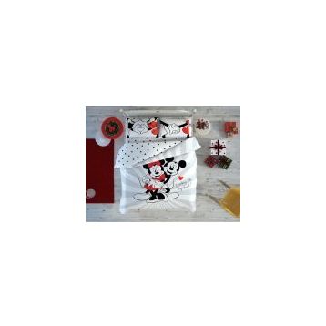 Taç Disney Mickey & Minnie Love Çift Kişilik Nevresim Takımı