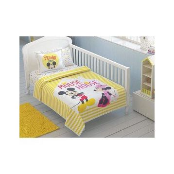 Taç Disney Minnie Mickey Baby Pamuk Lisanslı Bebek Pike Takımı