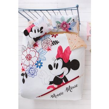 Taç Disney Minnie&Mickey Watercolor Desenli Çift Kişilik Nevresim Takımı