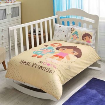 Taç Dora Best Friends Bebek Nevresim Takımı
