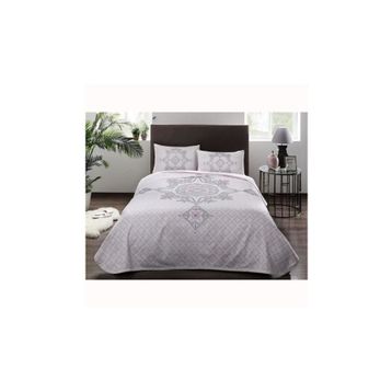 Taç Elegance Lila Tek Kişilik Pike Takımı