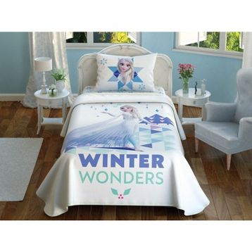 Taç Elsa Frozen 2 Wonder Lisanslı Tek Kişilik Pike Takımı