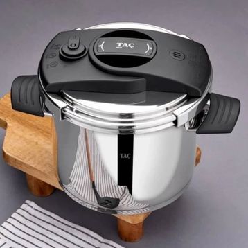 Taç Enio 4-6 L Siyah Düdüklü Tencere Seti