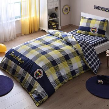 Taç Fenerbahçe Ekose Lisanslı Nevresim Takımı