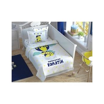 Taç Fenerbahçe Sarı Kanarya Fanatik Baby Lisanslı Bebek Pike Takımı