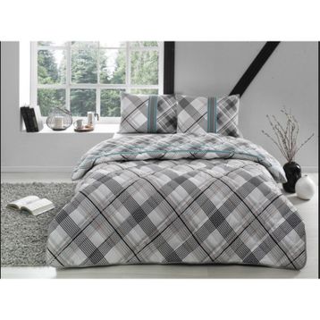 Taç Floyd Gri Çift Kişilik Yorgan Seti