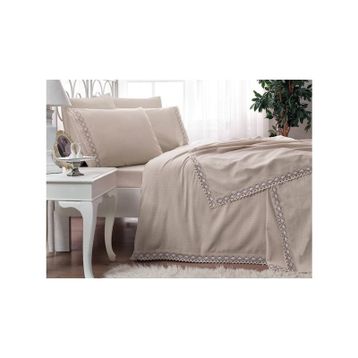 Taç Frozen Camel Çift Kişilik Pike Takımı