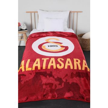 Taç Galatasaray Fanatik Lisanslı Yeni Sezon Tek Kişilik Battaniye