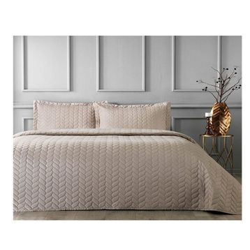 Taç Glory Camel 250x260 cm Çift Kişilik Yatak Örtüsü
