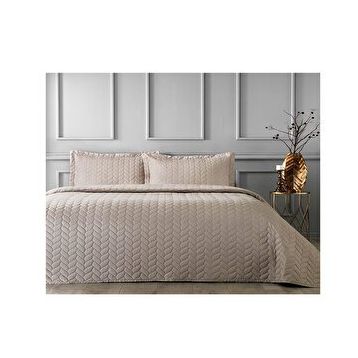 Taç Glory Camel 250x260 cm Çift Kişilik Yatak Örtüsü