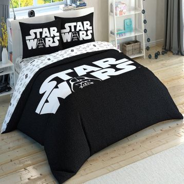 Taç Glow Star Wars Lisanslı Çift Kişilik Nevresim Takımı