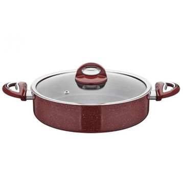 Taç Granit 22 cm Basık Tencere