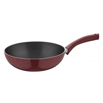 Taç Granit 28 cm Wok Tavası gri