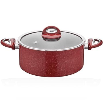 Taç Granit 30 Cm Derin Tencere