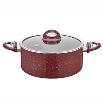Taç Granit 32 Cm Derin Tencere