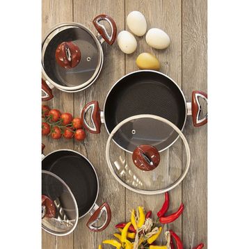 Taç Granit 3'lü Omlet Set