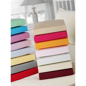 Taç Jersey Açık Sarı Tek Kişilik Çarşaf Takımı