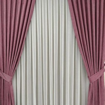 Taç Karartma Blackout Pilesiz Kum Beji 100x270 cm Fon Perde