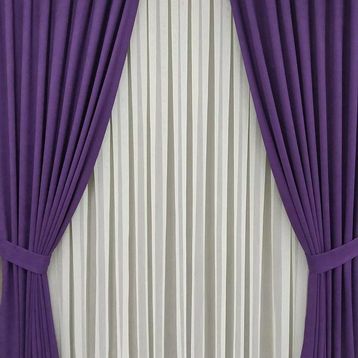 Taç Karartma Blackout Pilesiz Kum Beji 100x270 cm Fon Perde
