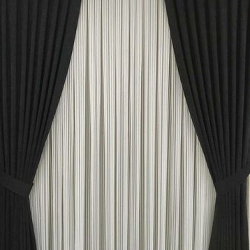 Taç Karartma Blackout Pilesiz Kum Beji 100x270 cm Fon Perde
