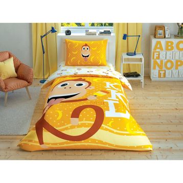 Taç Kukuli Bananas Lisanslı Tek Kişilik Nevresim Takım