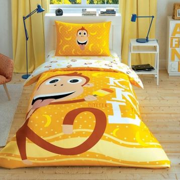 Taç Kukuli Bananas Lisanslı Tek Kişilik Nevresim Takım