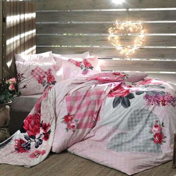 Taç Lavien Rose Tek Kişilik Nevresim Takımı