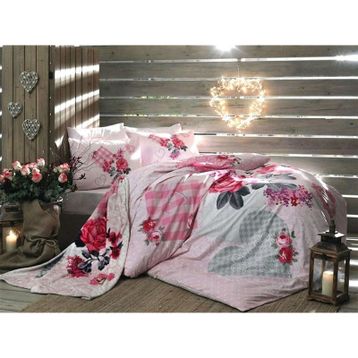 Taç Lavien Rose Tek Kişilik Nevresim Takımı